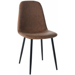 Moderne Napier spisestol med polstret sæde firebenet metalramme