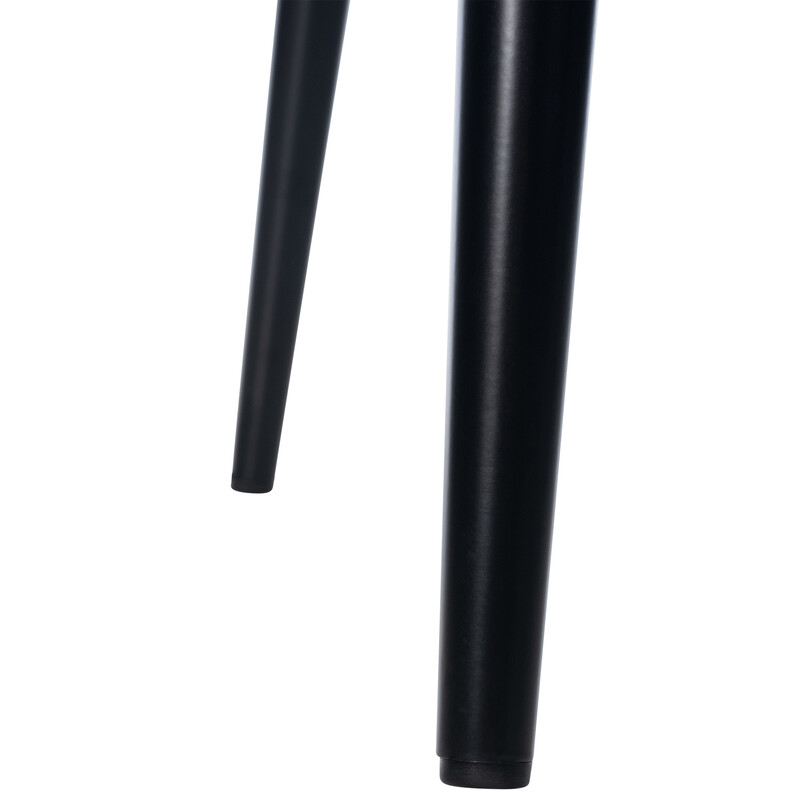 Moderne Napier spisestol med polstret sæde firebenet metalramme