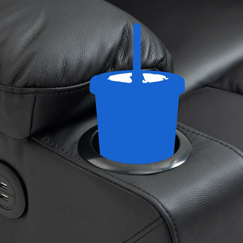 Andover elektrisk lænestol med USB-porte drikkestativ og fjernbetjening