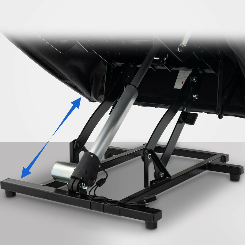 Andover elektrisk lænestol med USB-porte drikkestativ og fjernbetjening