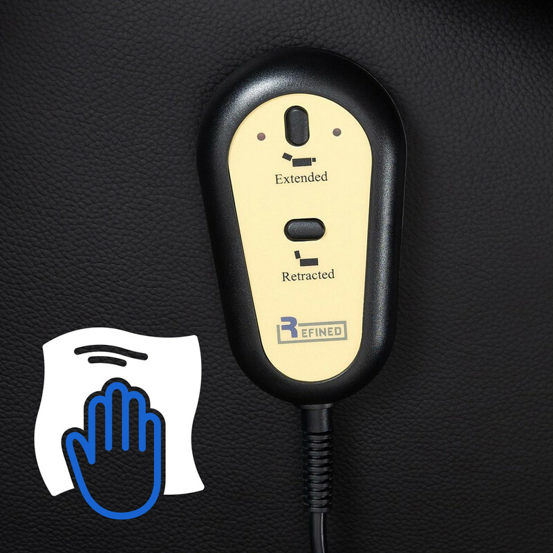 Andover elektrisk lænestol med USB-porte drikkestativ og fjernbetjening