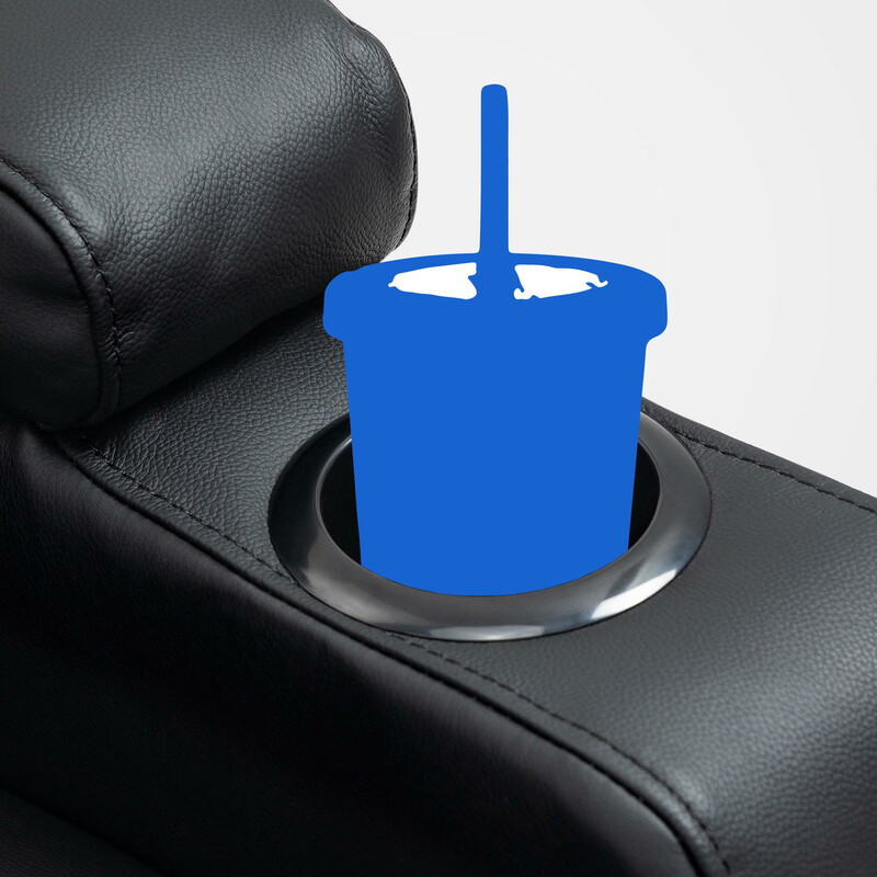 Galena lænestol med massage varme justerbart ryglæn løftbar fodstøtte