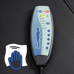 Galena lænestol med massage varme justerbart ryglæn løftbar fodstøtte