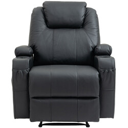 Luksuriøs massagestol med varme justerbart ryglæn og fodstøtte