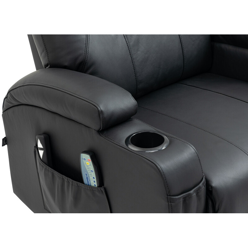 Luksuriøs massagestol med varme justerbart ryglæn og fodstøtte