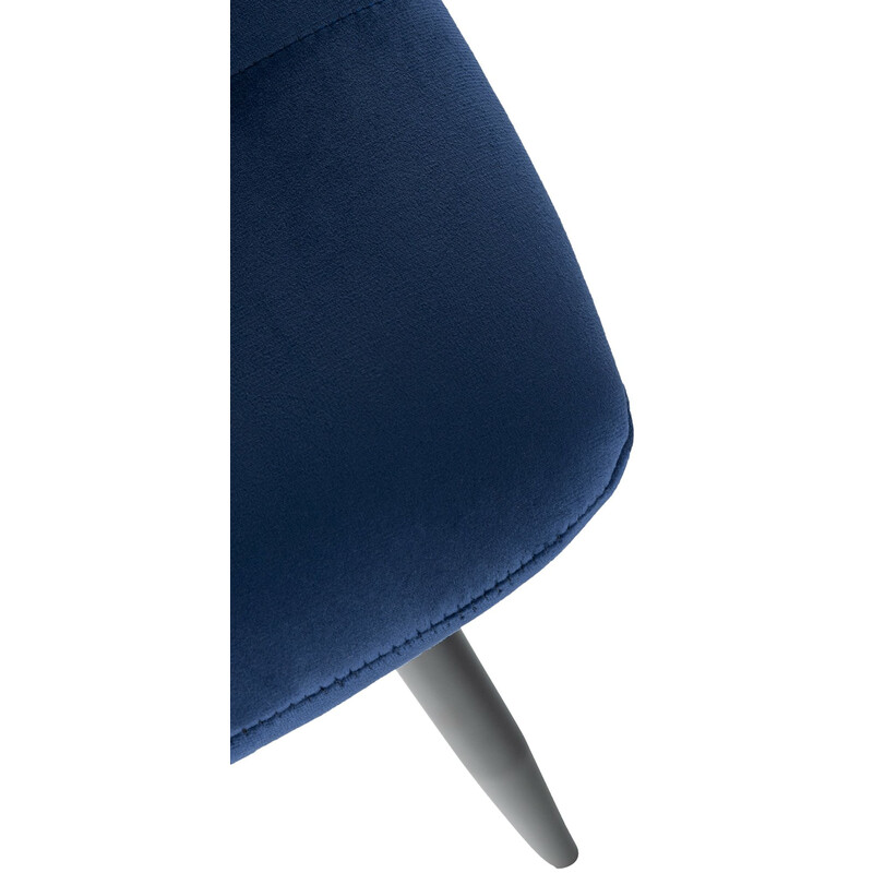 Moderne spisebordssæt med fire komfortable stole i stof eller fløjl