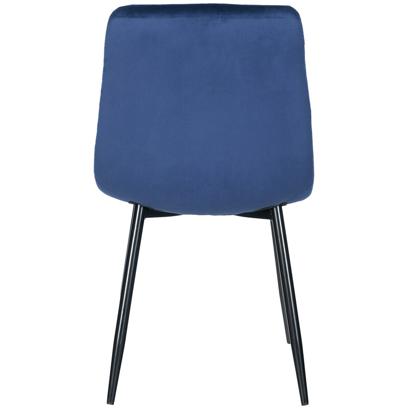 Moderne spisebordssæt med fire komfortable stole i stof eller fløjl