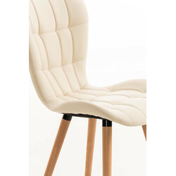 Elda spisestuestel 4 stk kunstlæder og træ