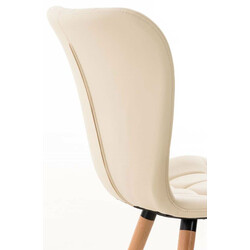 Elda spisestuestel 4 stk kunstlæder og træ