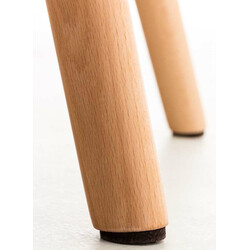 Elda spisestuestel 4 stk kunstlæder og træ