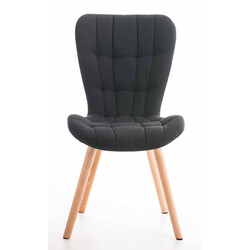 Elda 4 stole spisebordsstole sæt polstret træramme moderne