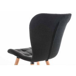 Elda 4 stole spisebordsstole sæt polstret træramme moderne