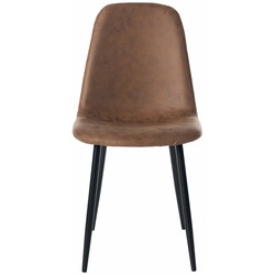 Familievenligt moderne 4-stole spisesætesæt i flere farver