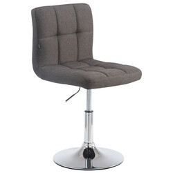 Palma barstole 4 stk polstrede justerbare roterende kromramme