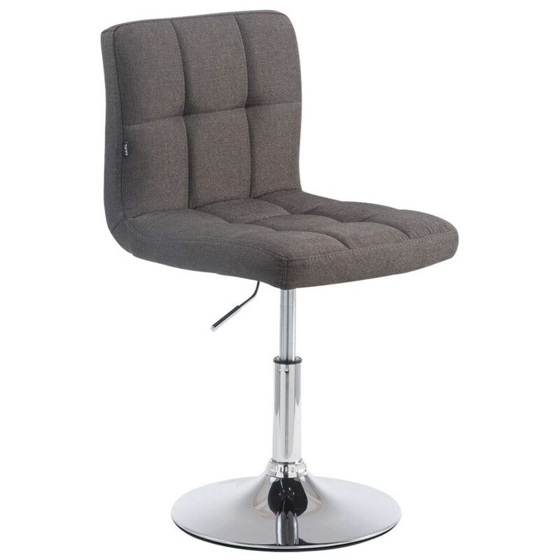 Palma barstole 4 stk polstrede justerbare roterende kromramme