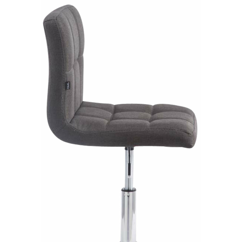 Palma barstole 4 stk polstrede justerbare roterende kromramme