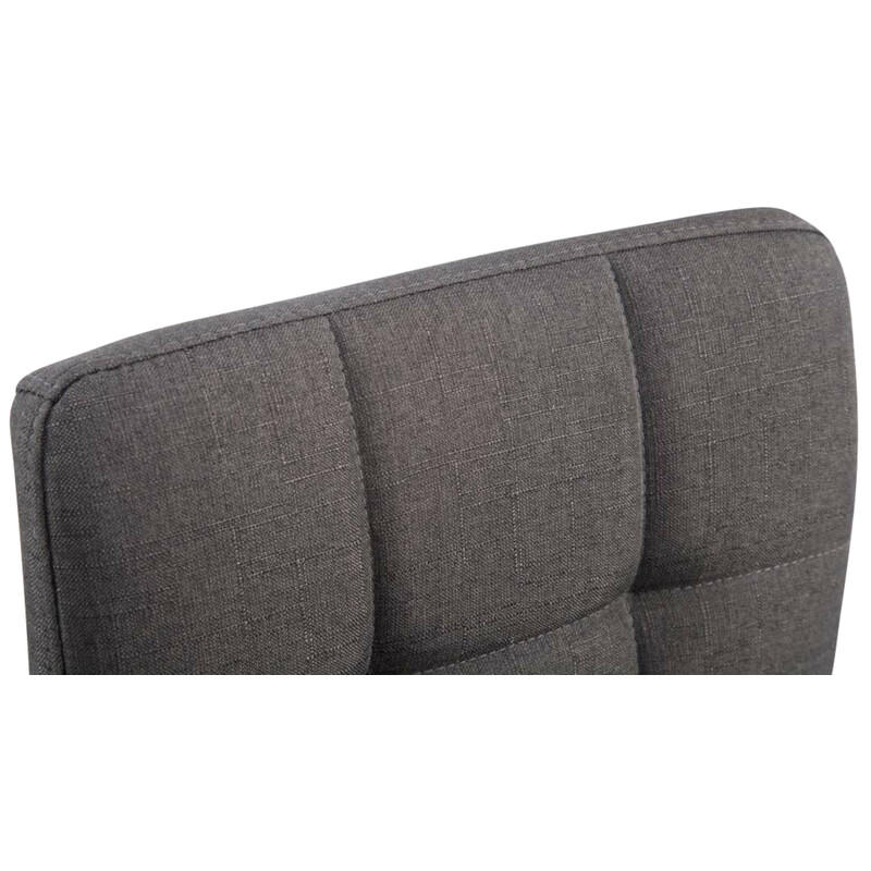 Palma barstole 4 stk polstrede justerbare roterende kromramme