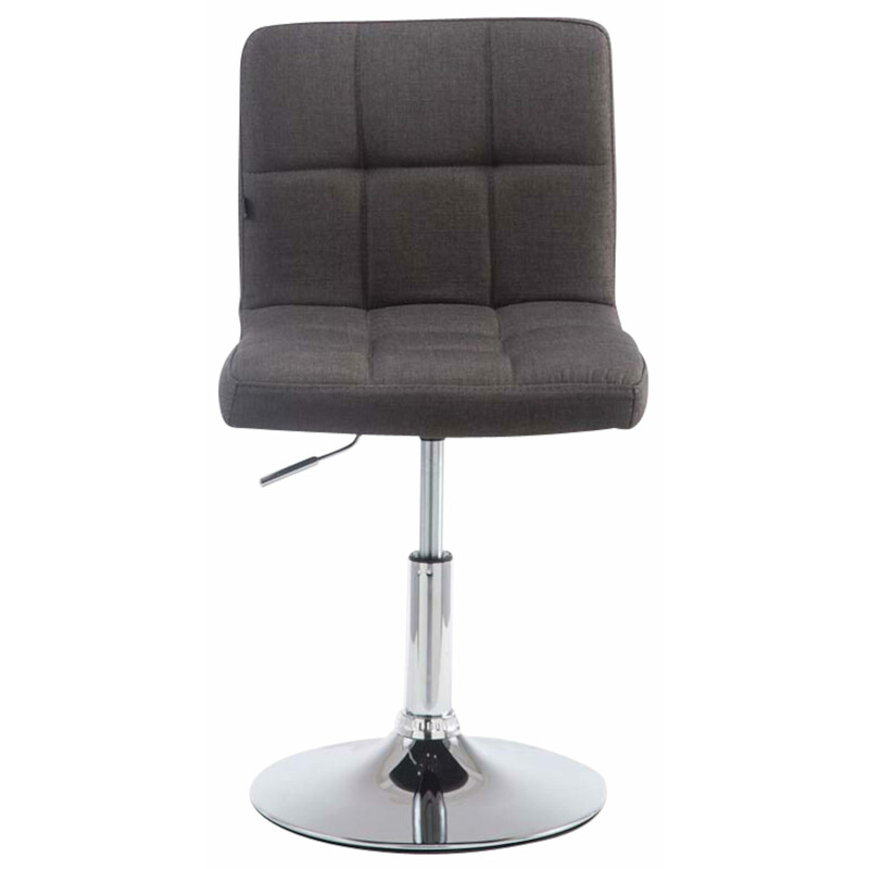 Palma barstole 4 stk polstrede justerbare roterende kromramme