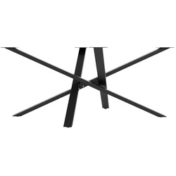 Jimmy bordben stål pulverlakeret med gulvbeskyttere mikado