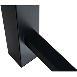 Harry bordben robuste stålben 75 cm høj alsidig med gulvbeskyttere