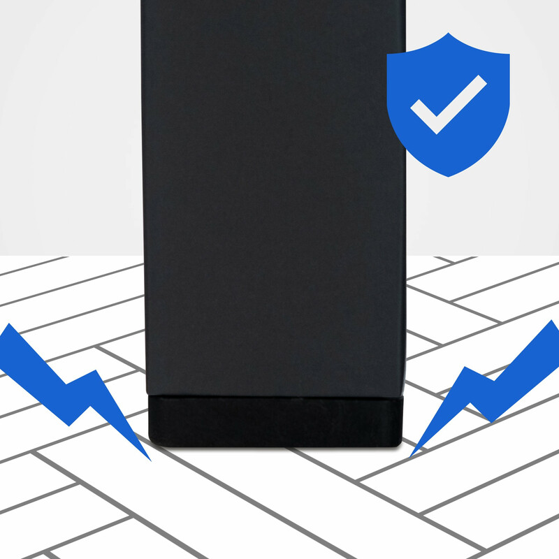 Melva industrielt tøjstativ loftstil pladsbesparende 120 cm 100 kg