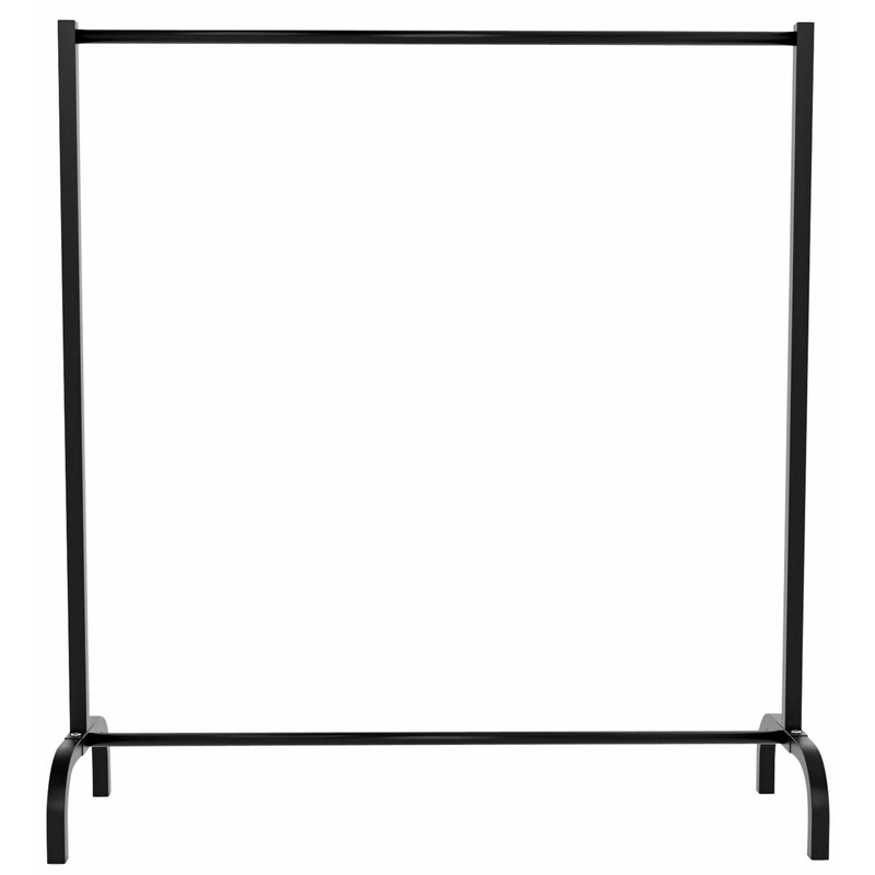 Lara-vaaterekki moderne åben tøjstativ 120 cm høj 150 cm bred