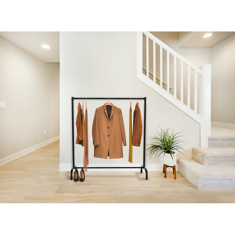 Lara-vaaterekki moderne åben tøjstativ 120 cm høj 150 cm bred