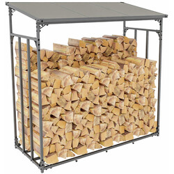 Robust aluminium brændeholder til udendørs brug i flere størrelser