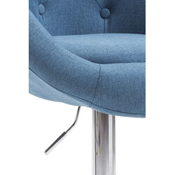 London V2 stofbetrukket barstol med 360° rotation og justerbar højde