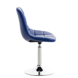 2 stk Emil roterende stole i kunstlæder med kromben