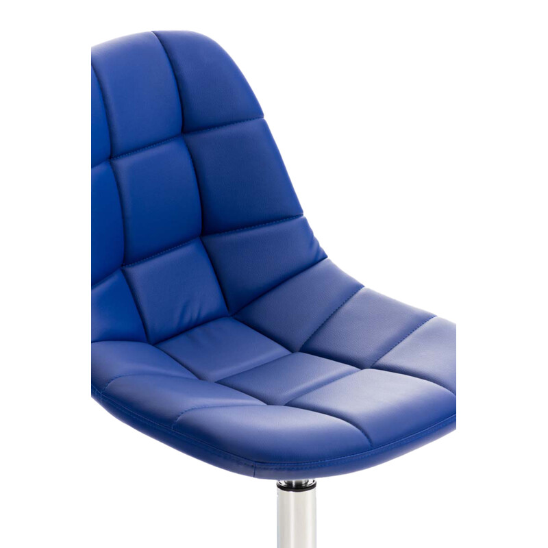 2 stk Emil roterende stole i kunstlæder med kromben