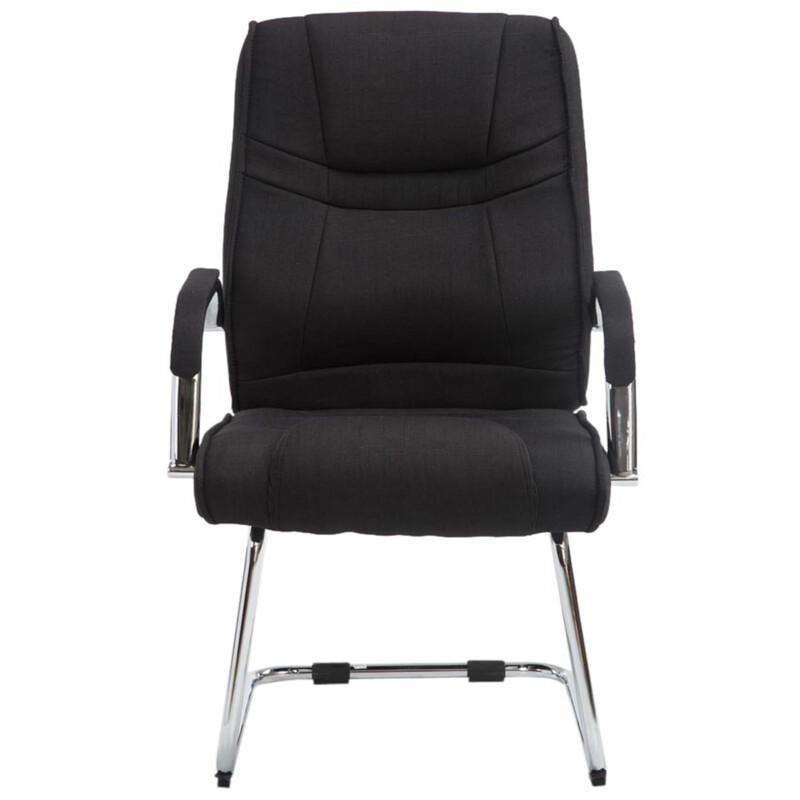 2 luksuriøse gyngestole i stof med ergonomisk metalramme