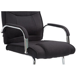 2 luksuriøse gyngestole i stof med ergonomisk metalramme