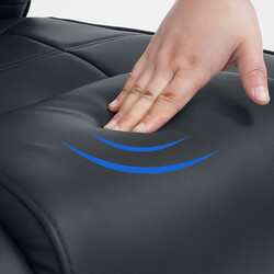 2 stykker XXL faldestole med kunstlæder og 180 kg bæreevne