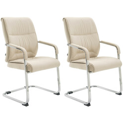 Luksuriøse ergonomiske besøgsstole med frit svingende metalramme 260 kg