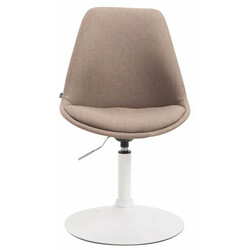 Maverick justerbar roterende spisebordstol med polstret sæde metalramme