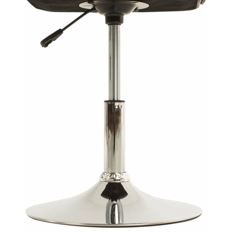 2 justerbare Peking spisestole i kunstlæder med høj rygstøtte og kromet ramme