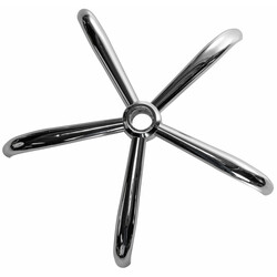 Rundt metalfodgitter 64 cm til kontorstole med 50 mm gasfjeder