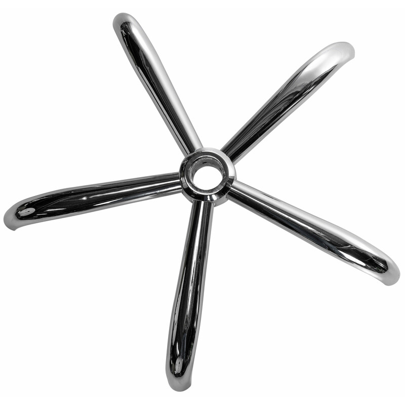 Rundt metalfodgitter 64 cm til kontorstole med 50 mm gasfjeder