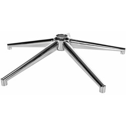 Firkantet metalfodgitter til kontorstol 60 cm bred 12 cm høj