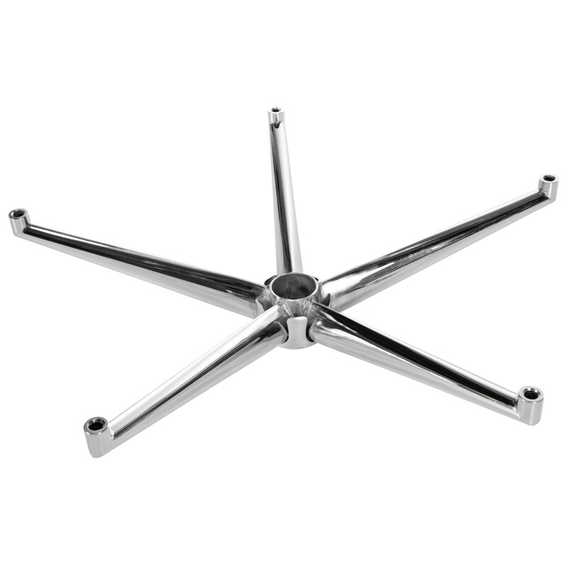 Firkantet metalfodgitter til kontorstol 60 cm bred 12 cm høj