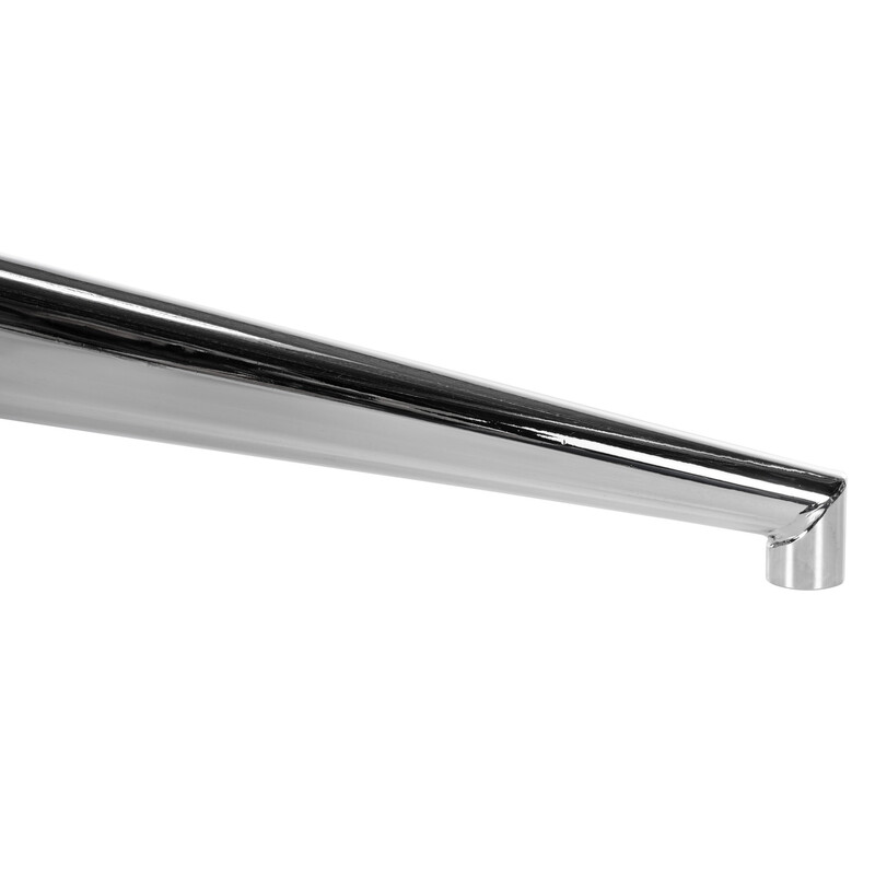 Firkantet metalfodgitter til kontorstol 60 cm bred 12 cm høj