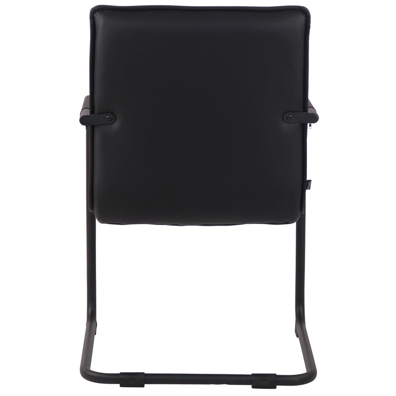 Kunstlæder spisebordsstole i par med svingende metal