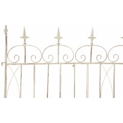 4 stk rustikke jern havehegn i mangoldi-modellen 116 cm højde