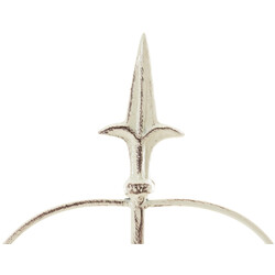 4 stk rustikke jern havehegn i mangoldi-modellen 116 cm højde