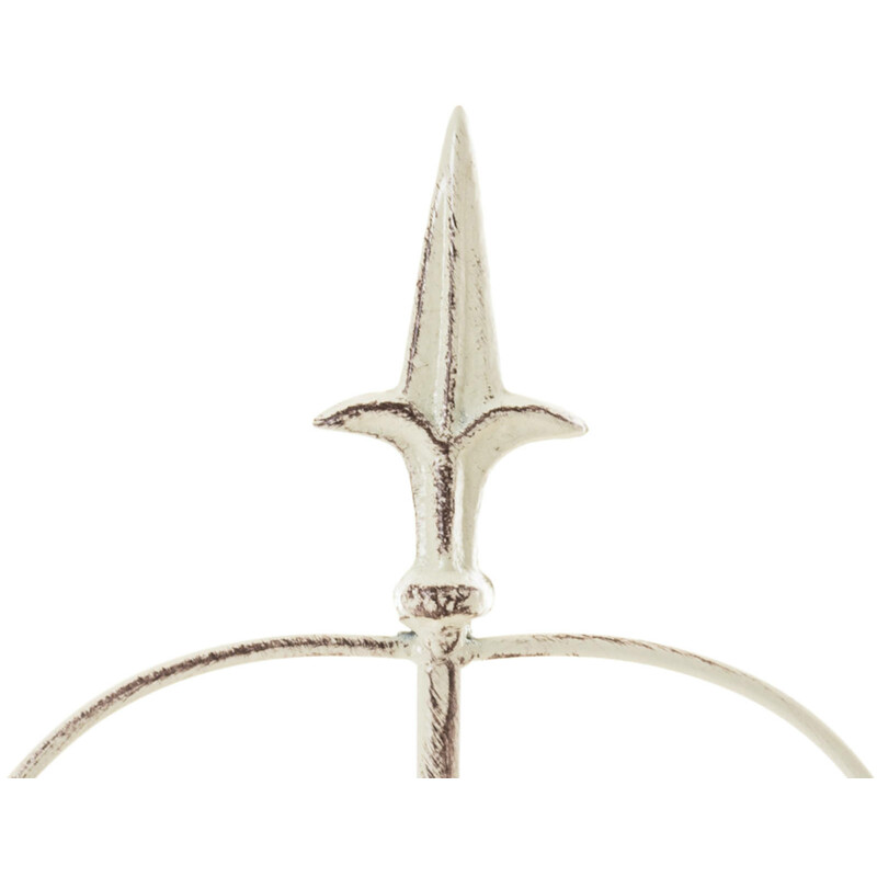 4 stk rustikke jern havehegn i mangoldi-modellen 116 cm højde