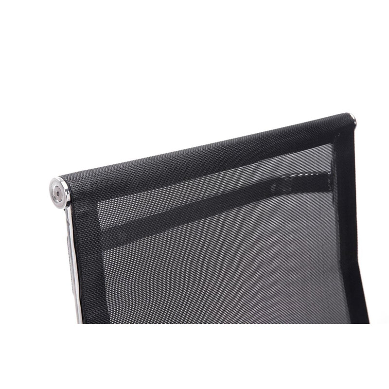 Brenda besøgsstole 2 stk ergonomisk stilfuldt design med kromramme netbetræk