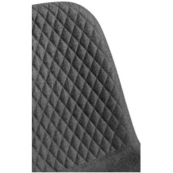 Moderne firestolsæt med komfortabelt polstret sæde og metalben