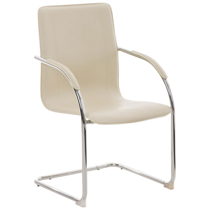 Melina polstret kromfarvet stole sæt 3 stk til venteværelse