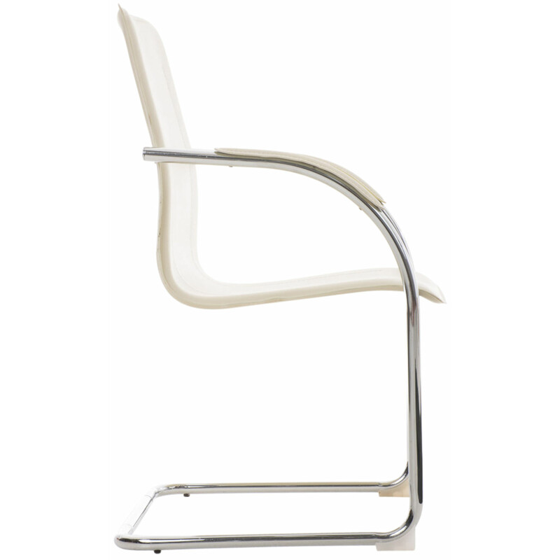 Melina polstret kromfarvet stole sæt 3 stk til venteværelse